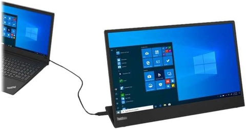 Lenovo ThinkVision M15 15" FHD Mobile Monitor, Black