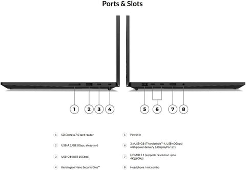 Lenovo ThinkPad P1 Gen 7 Laptop with 16” WQUXGA (3840 x 2400) Touch OLED Display, NVIDIA RTX 2000 Graphics, Intel Core Ultra 7 155H Processor, 32GB RAM, 1TB SSD, Wi-Fi 7, FP Reader, and Win 11 Pro