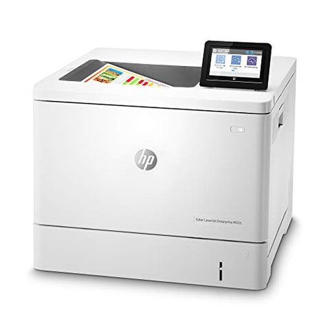 Refurbished - HP Color LaserJet Enterprise M555dn Duplex Printer (7ZU78AR),White