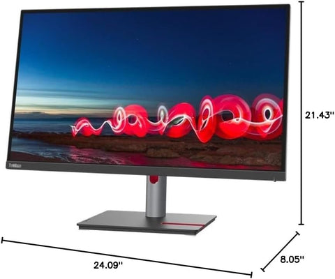 Lenovo ThinkVision T27-40 27" Class Full HD LED Monitor - 16:9 - Eclipse Black