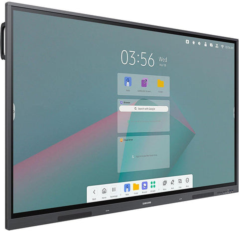 Samsung Interactive Display 2 WA86C 86 Inch Digital Android for Education and Business 4K UHD 3840x2160 with Touch Screen, Wi-Fi, HDMI, USB w/MAJ USB C Dock