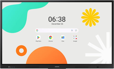 Samsung 65" Interactive Display Touch Screen Whiteboard WAF Series, Compatible with Android™ Devices, EDLA Certified, OPS Slot, Smart Wireless Sharing, LH65WAFWLGCXZA, 3,840 x 2,160 (Landscape)