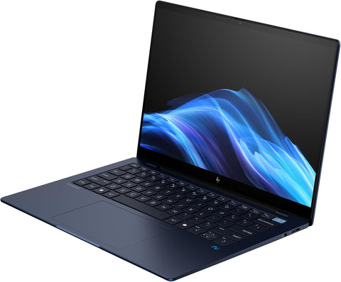 HP EliteBook Ultra G1q Notebook AI PC Qualcomm Snapdragon 16GB RAM 512GB SSD Qualcomm Adreno GPU Atmosphere Blue - Qualcomm Snapdragon X Elite X1E-78-100 (Up to 3.4 GHz, 12 cores) - 2.2K (2240 x 1400)
