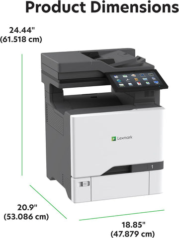 Lexmark CX735adse Delivers Performance, Security, and Ease of use for mid-to-Large workgroups at speeds up to 52 Pages per Minute.(47C9600)