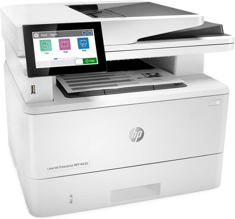 HP LaserJet Enterprise MFP M430f Monochrome All-in-One Printer with Built-in Ethernet & 2-Sided Printing (3PZ55A),White, Large
