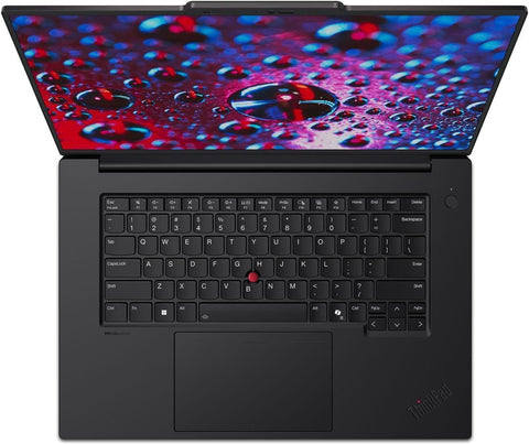 Lenovo ThinkPad P1 Gen 7 Laptop with 16” WQUXGA (3840 x 2400) Touch OLED Display, NVIDIA RTX 2000 Graphics, Intel Core Ultra 7 155H Processor, 32GB RAM, 1TB SSD, Wi-Fi 7, FP Reader, and Win 11 Pro