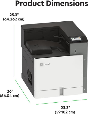 Lexmark CS963e Color Laser Printer with up to 55 Pages per Minute and intuitive navigateable 4.3-inch Color Touchscreen (20L8050)