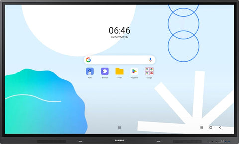 Samsung 65” WAD Interactive Display, EDLA Certification for Google Services Access, Multi-Touch Capabilities, Dual Pen Function, 3-in-1 USB-C Port, OPS Slot, LH65WADWLGCXZA