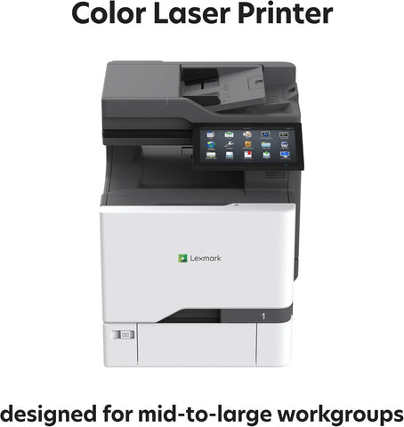 Lexmark CX735adse Delivers Performance, Security, and Ease of use for mid-to-Large workgroups at speeds up to 52 Pages per Minute.(47C9600)