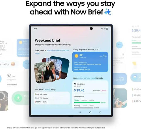 Samsung Galaxy Z Fold7 Cell Phone, 512GB AI Smartphone, Unlocked Android, AI Photo Edits, Large Screen, Long Battery Life, 2025, US 1 Yr Manufacturer Warranty, JetBlack