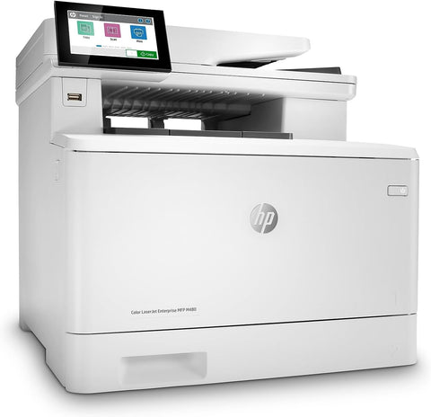 HP Color LaserJet Enterprise M480f Multifunction Duplex Printer, Print, scan, Copy, Fast speeds, Easy Setup, Advanced Security, Best for Small Teams, Ethernet/USB only (3QA55A)