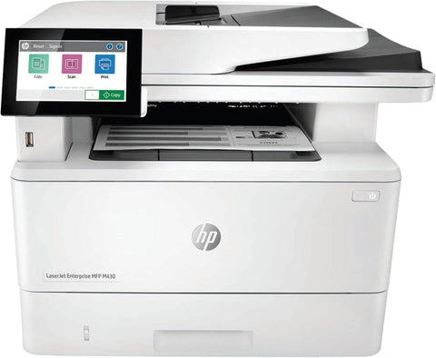 HP LaserJet Enterprise MFP M430f Monochrome All-in-One Printer with Built-in Ethernet & 2-Sided Printing (3PZ55A),White, Large