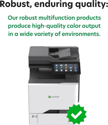 Lexmark CX735adse Delivers Performance, Security, and Ease of use for mid-to-Large workgroups at speeds up to 52 Pages per Minute.(47C9600)