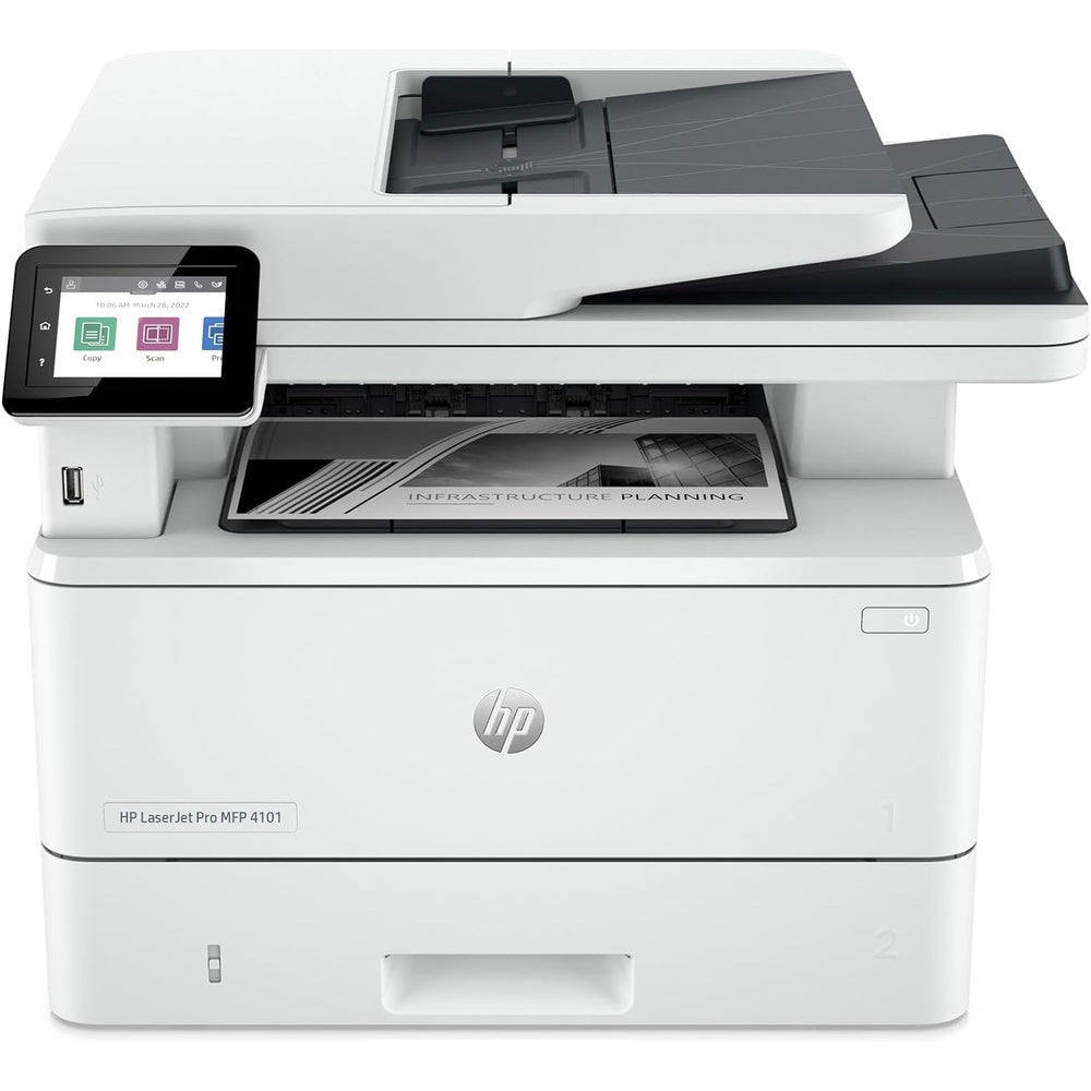 HP LaserJet Pro MFP 4101fdw Wireless Printer with Fax (2Z619F#BGJ)