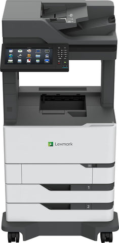 Lexmark MX826ade Monochrome Laser,Integrated Duplex (2-Sided Printing),10-inch Color Touch Screen, Energy Star, Recommended Monthly Page Volume: 5000-100000 Pages, Print Speed: Up to 70 ppm(25B0610)