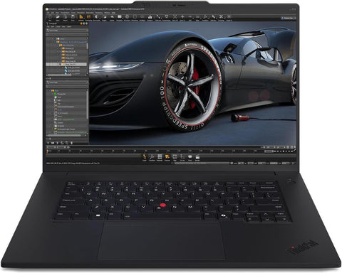 Lenovo ThinkPad P1 Gen 7 Laptop with 16” WQUXGA (3840 x 2400) Touch OLED Display, NVIDIA RTX 2000 Graphics, Intel Core Ultra 7 155H Processor, 32GB RAM, 1TB SSD, Wi-Fi 7, FP Reader, and Win 11 Pro