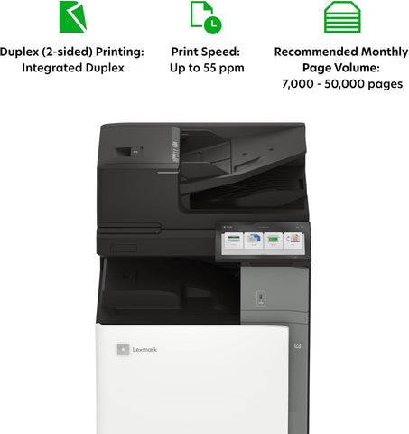 Lexmark CX963xse Color A3 Multifunction Printer, You get reassuring Versatility, Exceptional Sustainability, and Surprising Simplicity from Such Sophisticated Technology(20L8550)