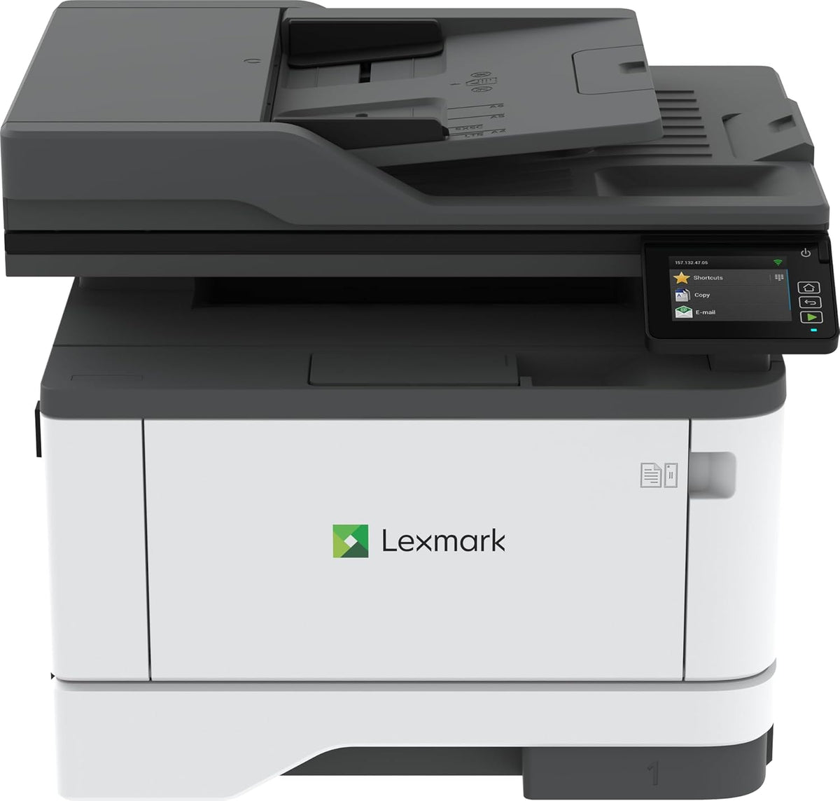 Lexmark MX331adn Black and White All-in-One Printer with Touchscreen, Laser Device with Optional Wireless Connection, Duplex Printing and Analogue Fax (3-Series) (29S0150)