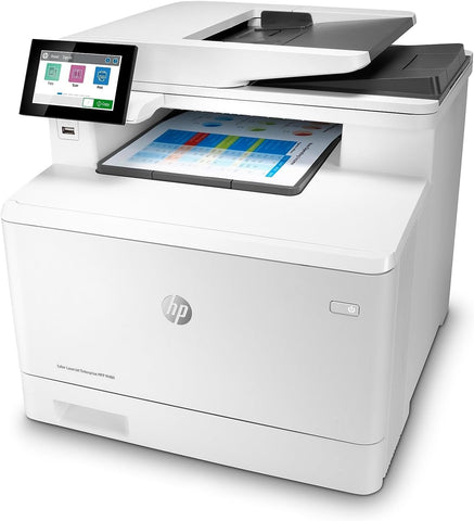 HP Color LaserJet Enterprise M480f Multifunction Duplex Printer, Print, scan, Copy, Fast speeds, Easy Setup, Advanced Security, Best for Small Teams, Ethernet/USB only (3QA55A)
