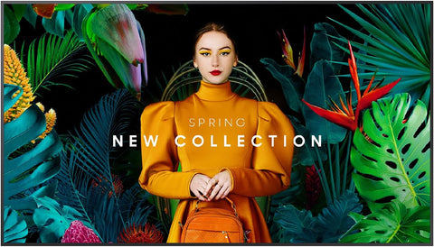 SAMSUNG QHC LFD 50” Display, QH50C, UHD Signage, 28.5 mm Depth, Dynamic Crystal Color, Quantum Processor Lite 4K, SmartView+, Smart Calibration, LH50QHCEBGCXGO, 2023