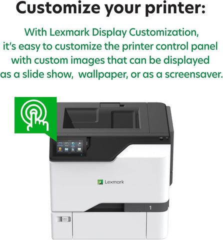 Lexmark CS730de Color Laser Printer with Wireless connectivity, Gigabit Ethernet, Energy Star, 4.3-inch Color Touch Screen, Print Speed of 42 ppm, and Resolution at 1200 x 1200 dpi(47C9000)