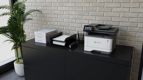 Lexmark MX432adwe Monochrome Laser Printer, Integrated Duplex, Recommended Monthly Page Volume: 800-8,000 Pages, Print Speed: Up to 42 ppm (29S8100)