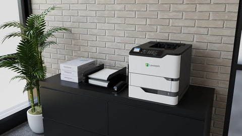 Lexmark MS825dn Monochrome Laser Duplex (2-Sided) Printing, Print Speed of up to 70 ppm and Recommended Monthly Volume of 5000-100000 Pages(50G0300)