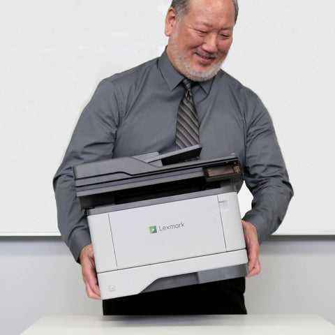 Lexmark MX331adn Black and White All-in-One Printer with Touchscreen, Laser Device with Optional Wireless Connection, Duplex Printing and Analogue Fax (3-Series) (29S0150)