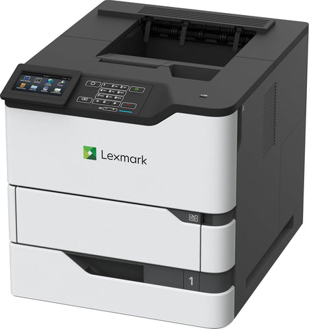 Lexmark MS826de Integrated Duplex, Monochrome Laser Printer, Monthly Page Volume: 5000-100000 Pages, 4.3-inch Color Touch Screen, 550-Sheet Output Bin, Print Speed: Up to 70 ppm(50G0310)