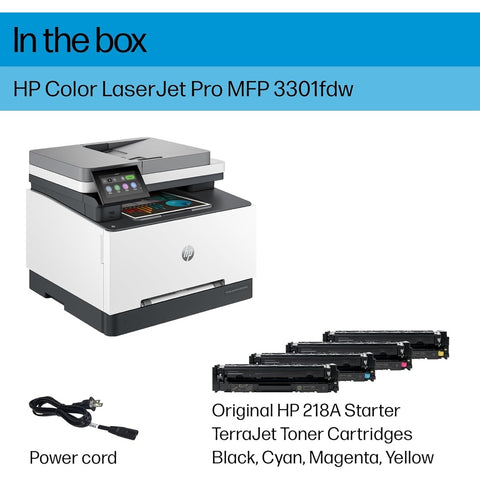 HP Color LaserJet Pro MFP 3301fdw Wireless Printer (499Q5F#BGJ)
