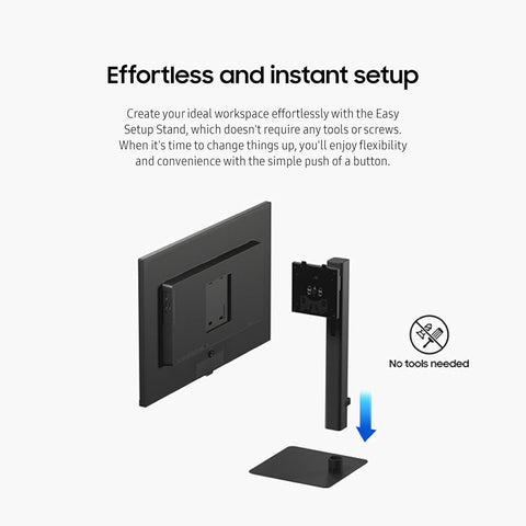 SAMSUNG 32" ViewFinity S6 (S60D) Series QHD High Resolution Computer Monitor, 100Hz, HDR10, Multiple Ports w/ HDMI, DisplayPort, USB-A, Easy Setup, Height Adjustable Stand, LS32D606EANXGO, 2024
