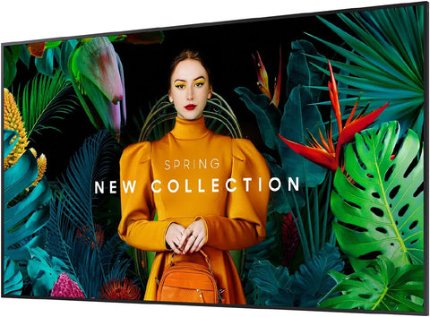 SAMSUNG QHC LFD 43” Display, QH43C, UHD Signage, 28.5 mm Depth, Dynamic Crystal Color, Quantum Processor Lite 4K, SmartView+, Smart Calibration, LH43QHCEBGCXGO, 2023