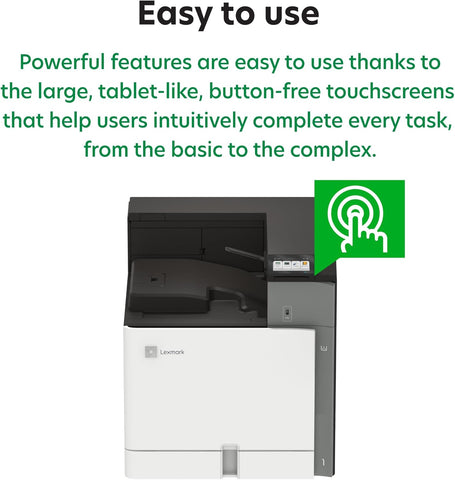 Lexmark CS963e Color Laser Printer with up to 55 Pages per Minute and intuitive navigateable 4.3-inch Color Touchscreen (20L8050)