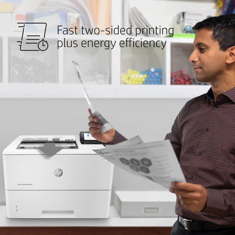 HP LaserJet Enterprise M507dn Monochrome Printer with Built-in Ethernet & 2-Sided Printing (1PV87A)