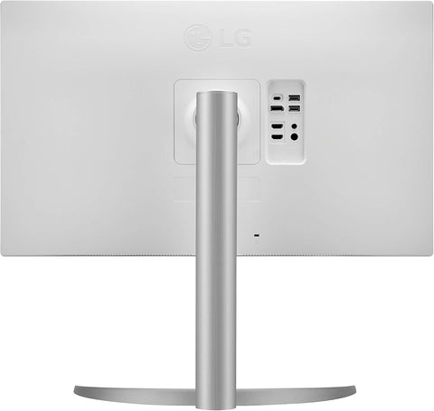 LG 27UP850-W Monitor 27” UHD (3840 x 2160) IPS Display, VESA DisplayHDR 400, DCI-P3 95% Color Gamut, USB-C,3-Side Virtually Borderless Display, Height/Pivot/Tilt Adjustable Stand - Silver