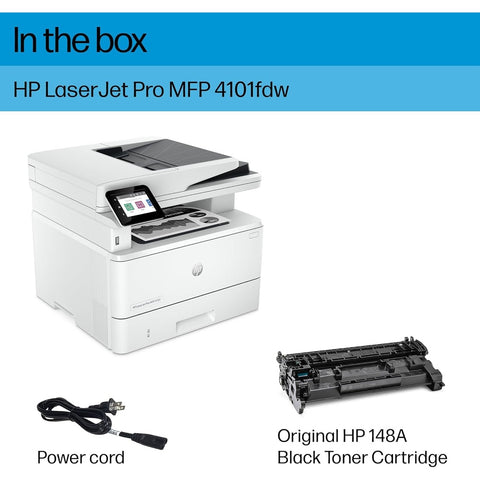 HP LaserJet Pro MFP 4101fdw Wireless Printer with Fax (2Z619F#BGJ)
