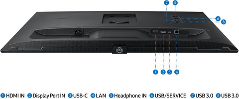 SAMSUNG 32-Inch ViewFinity S80PB Series UHD Monitor, DCI-P3 98%, VESA DisplayHDR 600, IPS Panel, Matte Display, USB-C, PIP/PBP, Intelligent Eye Care, LS32B806PXNXGO, 2023