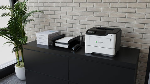 Lexmark MS631dw Monochrome Laser, Duplex (2-Sided) Printing: Integrated Duplex, Print Speed: Up to 50 ppm, Energy Star, 2.8 inch (7.2 cm) Color Touch Screen (38S0400)