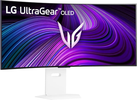 LG 39GX90SA-W 39-inch Ultragear WQHD (3440 x 1440) OLED Curved Gaming Monitor 240Hz, 1ms, NVIDIA G-Sync Compatible, AMD FreeSync Premium, VESA DisplayHDR True Black 400, webOS, USB Type-C, White