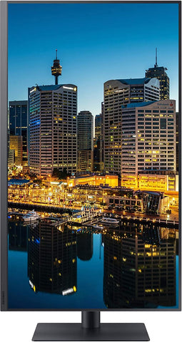 Samsung TU87F Series 32-Inch Viewfinity 4K UHD Pro Monitor, VA Panel, 60Hz, 5ms, HDR10, sRGB, HDMI, Dual 4K Display, Fully Adjustable Stand, Eye Saver Mode (LF32TU874VNXGO) Dark Blue Gray