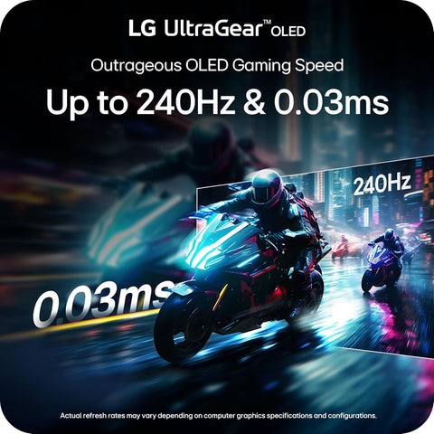 LG 27GX704A-B 27-inch Ultragear QHD (2650x1440) OLED Gaming Monitor 240Hz, 0.03ms, NVIDIA G-Sync Compatible, AMD FreeSync Premium Pro, VESA Display HDR TrueBlack400, HDMI 2.1, DisplayPort, Black