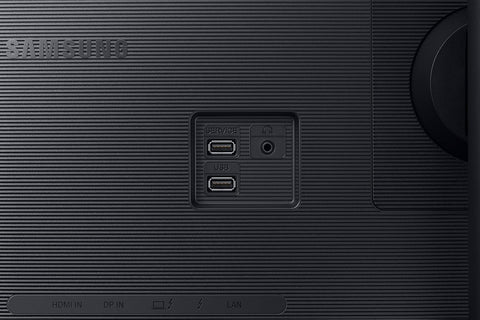 Samsung TU87F Series 32-Inch Viewfinity 4K UHD Pro Monitor, VA Panel, 60Hz, 5ms, HDR10, sRGB, HDMI, Dual 4K Display, Fully Adjustable Stand, Eye Saver Mode (LF32TU874VNXGO) Dark Blue Gray