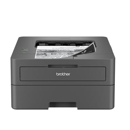 Brother HL-L2460DW Compact Monochrome Laser Printer, Duplex, USB-connected, clear, sharp black & white printing