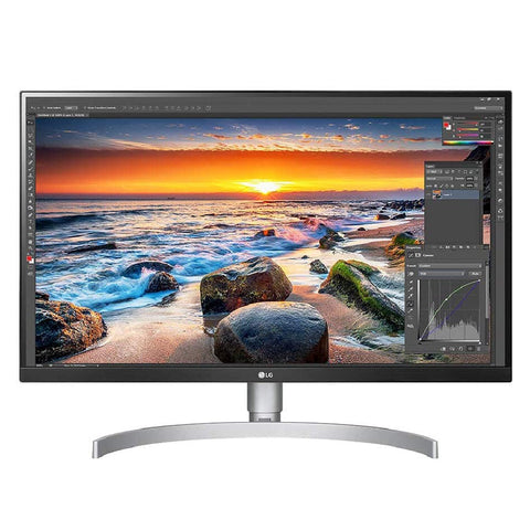 LG 27UL850-W 27 Inch UltraFine (3840 x 2160) IPS Display with VESA DisplayHDR 400 and USB Type-C Connectivity, White