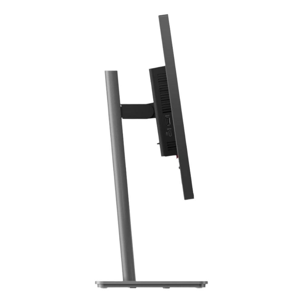 Side profile of the Lenovo ThinkVision P24QD-40 showing USB-C and USB-A ports