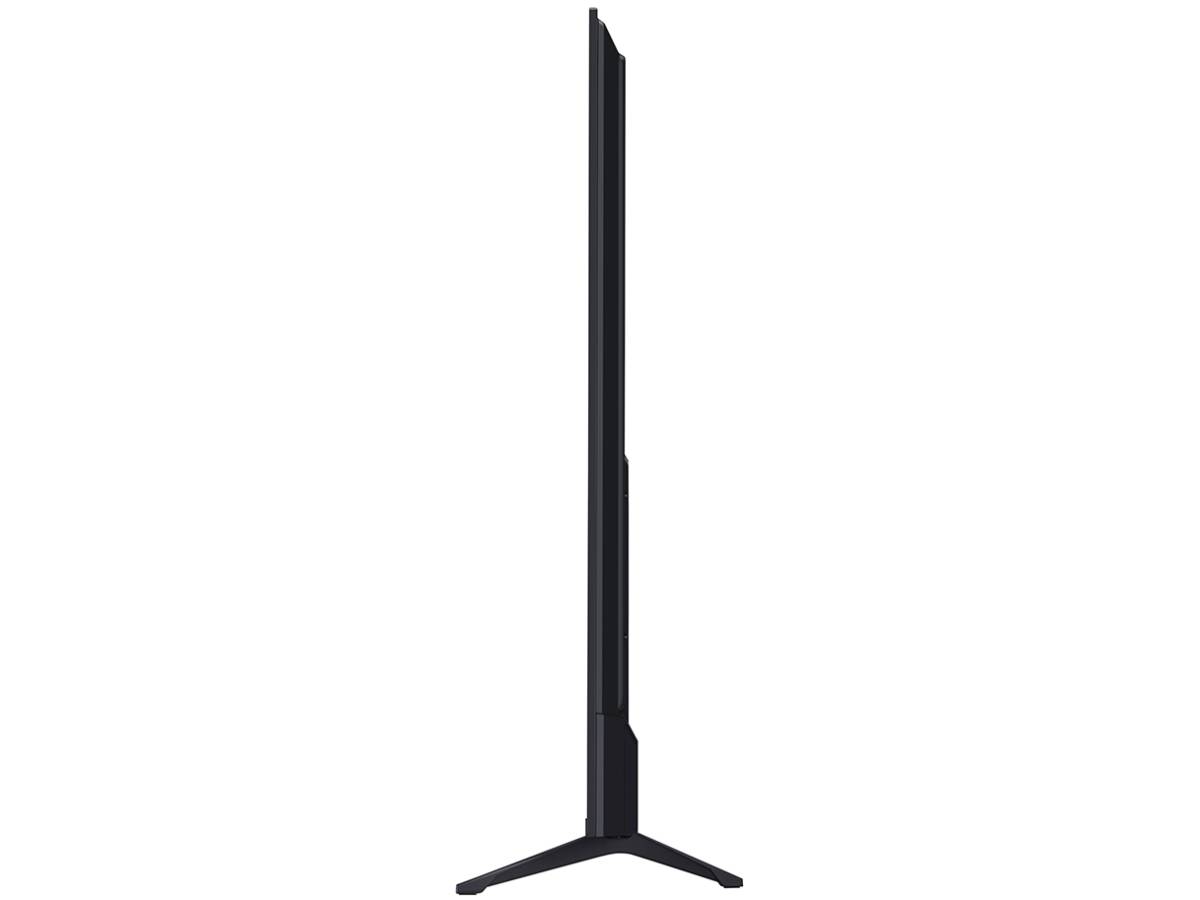 LG 75PK340S0UA side profile showing 2.35 inch depth and stand