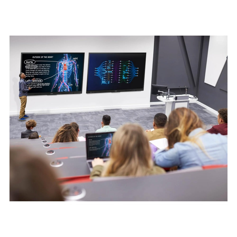 Samsung WAF interactive displays in a university lecture hall