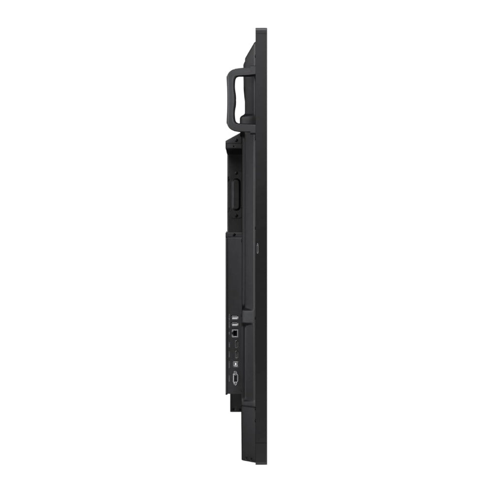 Samsung 65 inch WAF interactive display side profile showing 3.5 inch depth