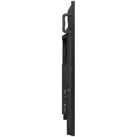 Samsung 75 inch WAF interactive display side profile showing 3.42 inch depth