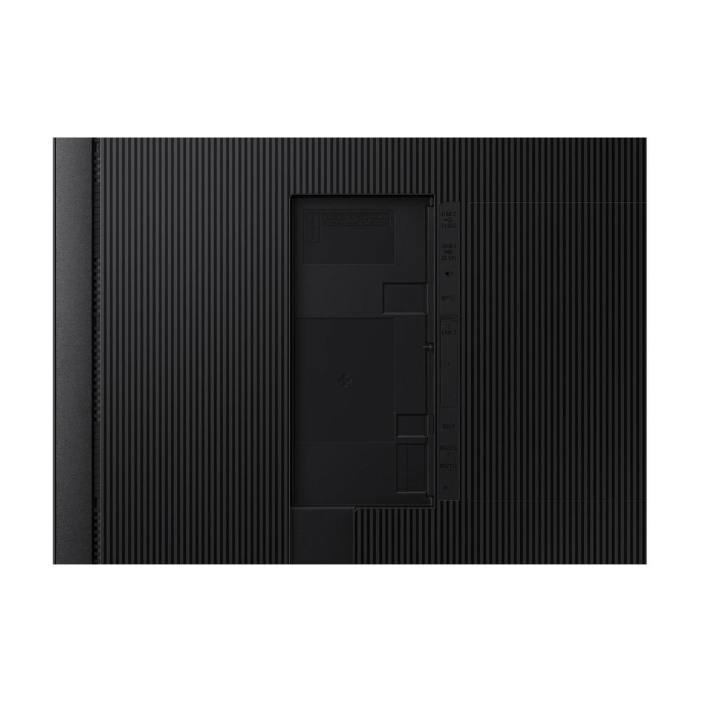 Samsung QM75C rear panel with 400 x 400 VESA mount points